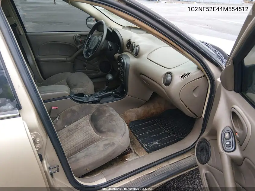 2004 Pontiac Grand Am Se1 VIN: 1G2NF52E44M554512 Lot: 44593010