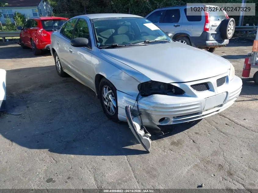 2004 Pontiac Grand Am Se VIN: 1G2NE52FX4C247329 Lot: 45054602