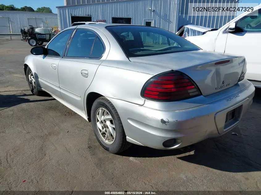 2004 Pontiac Grand Am Se VIN: 1G2NE52FX4C247329 Lot: 45054602