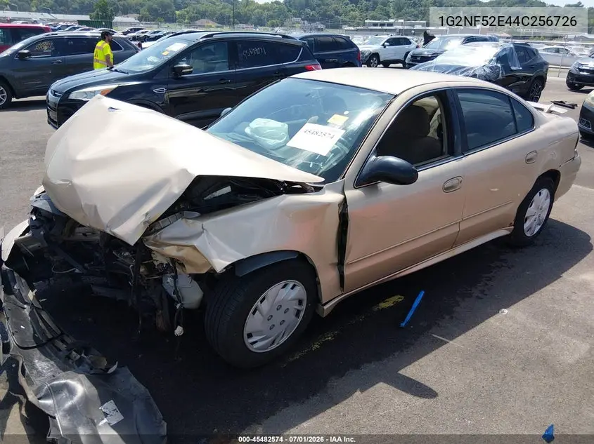 2004 Pontiac Grand Am Se1 VIN: 1G2NF52E44C256726 Lot: 45482574