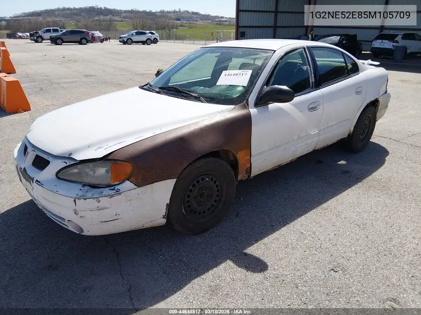 2005 Pontiac Grand Am Se VIN: 1G2NE52E85M105709 Lot: 44648517