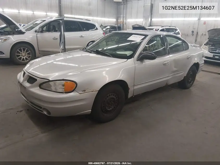 2005 Pontiac Grand Am Se VIN: 1G2NE52E25M134607 Lot: 45662767