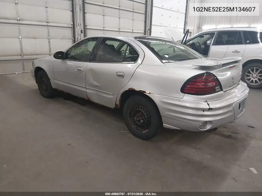 2005 Pontiac Grand Am Se VIN: 1G2NE52E25M134607 Lot: 45662767