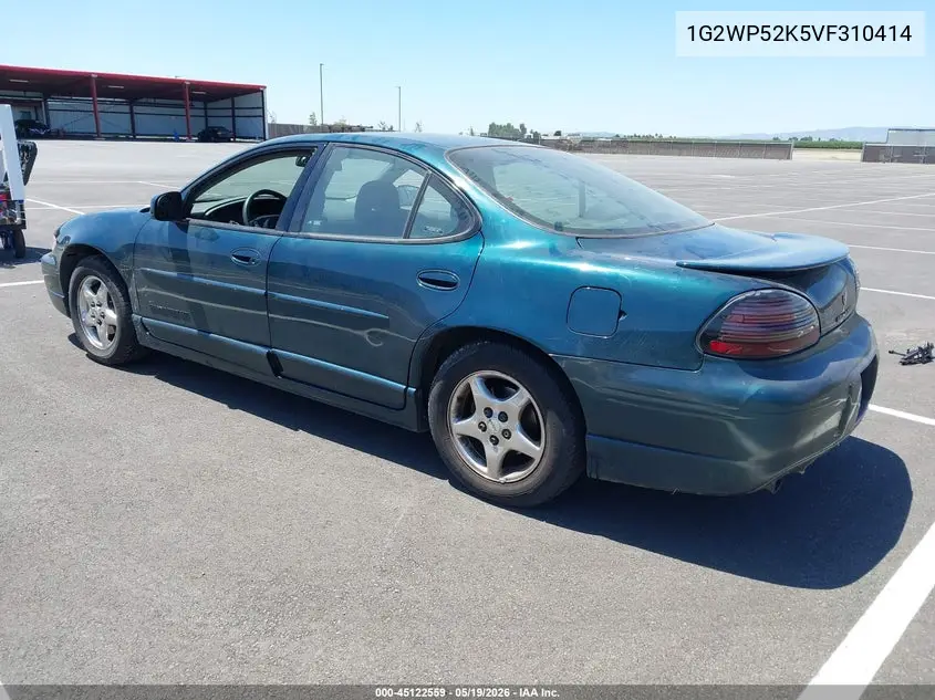 1997 Pontiac Grand Prix Gt VIN: 1G2WP52K5VF310414 Lot: 45122559