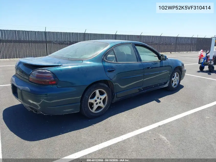 1997 Pontiac Grand Prix Gt VIN: 1G2WP52K5VF310414 Lot: 45122559