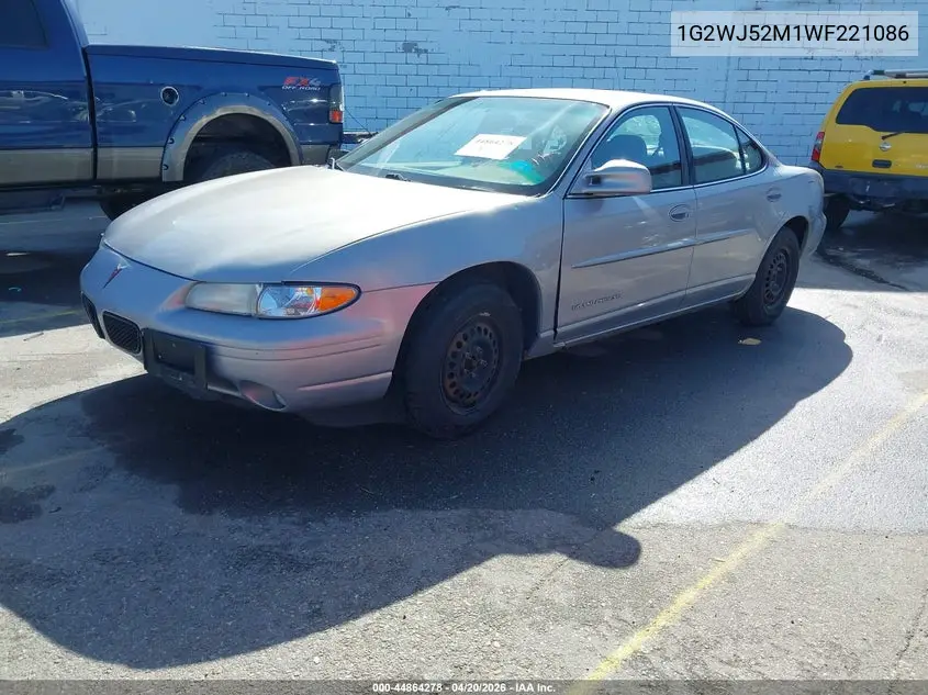 1998 Pontiac Grand Prix Se VIN: 1G2WJ52M1WF221086 Lot: 44864278