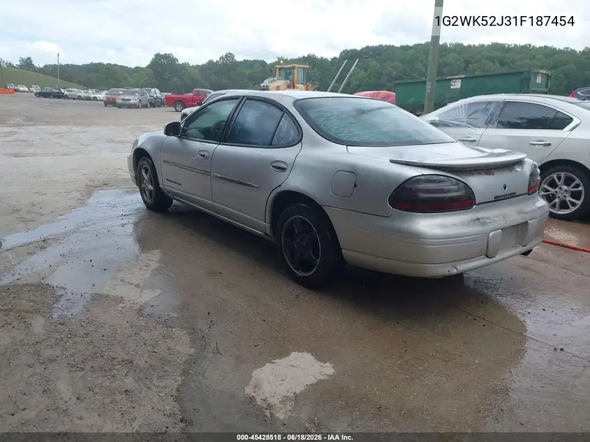 2001 Pontiac Grand Prix Se VIN: 1G2WK52J31F187454 Lot: 45428518