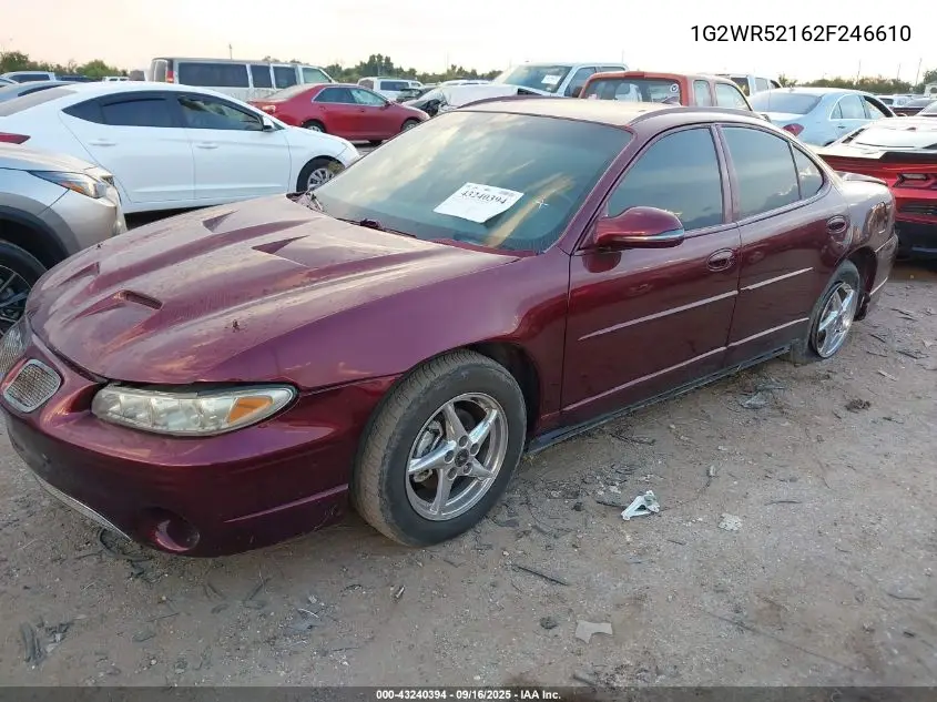 1G2WR52162F246610 2002 Pontiac Grand Prix Gtp