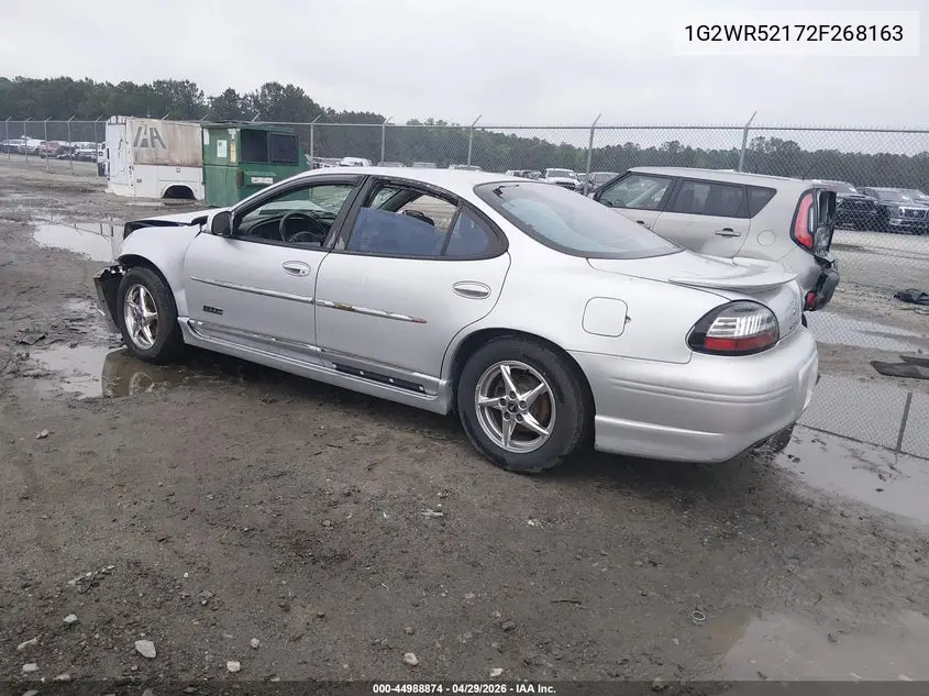 2002 Pontiac Grand Prix Gtp VIN: 1G2WR52172F268163 Lot: 44988874