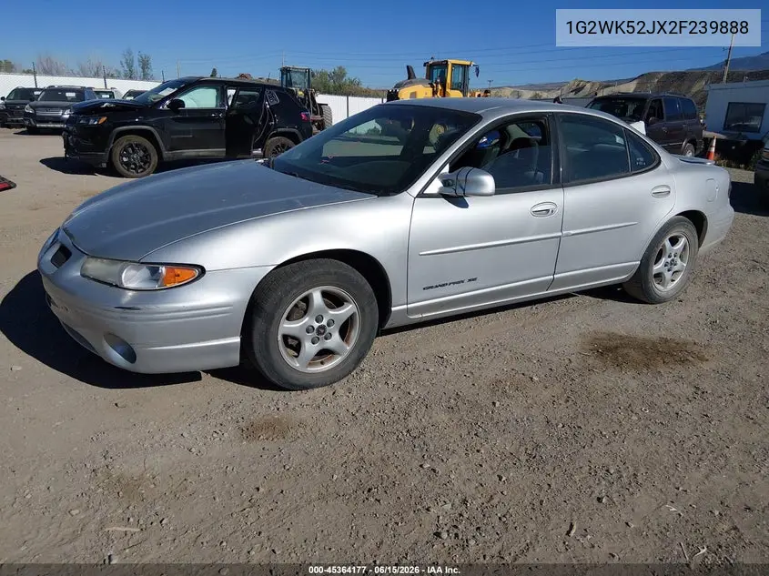 2002 Pontiac Grand Prix Se VIN: 1G2WK52JX2F239888 Lot: 45364177
