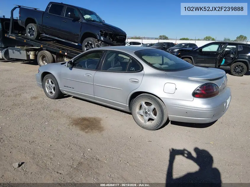 2002 Pontiac Grand Prix Se VIN: 1G2WK52JX2F239888 Lot: 45364177