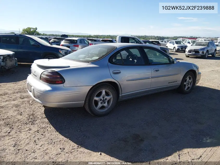 2002 Pontiac Grand Prix Se VIN: 1G2WK52JX2F239888 Lot: 45364177