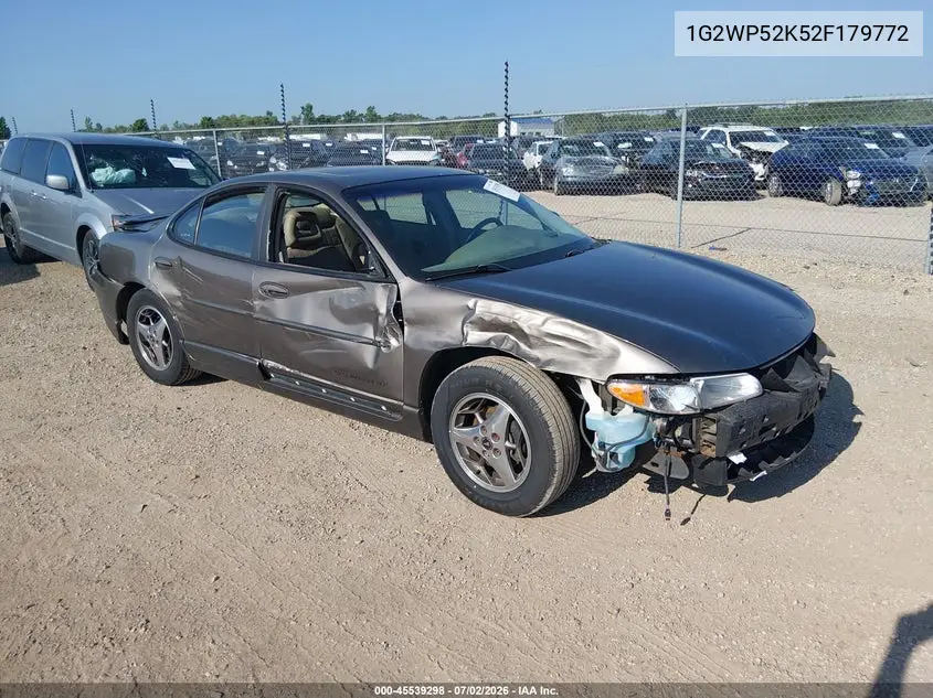 2002 Pontiac Grand Prix Gt VIN: 1G2WP52K52F179772 Lot: 45539298