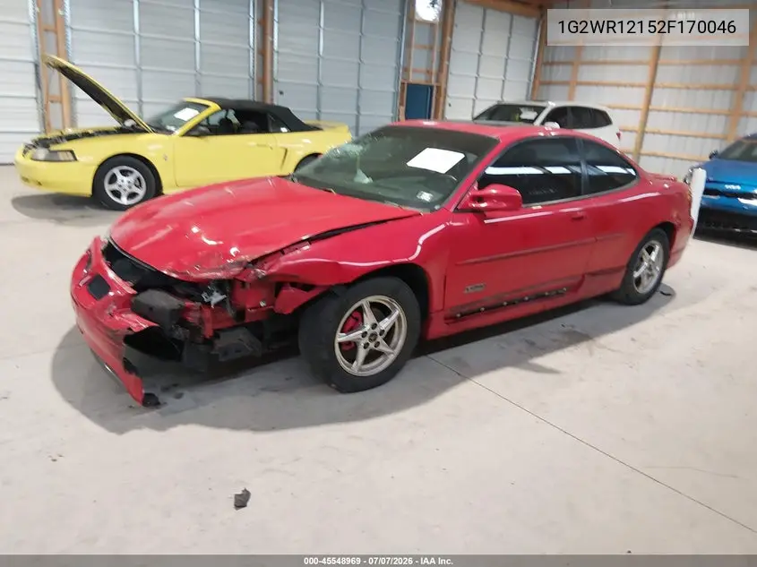 2002 Pontiac Grand Prix Gtp VIN: 1G2WR12152F170046 Lot: 45548969