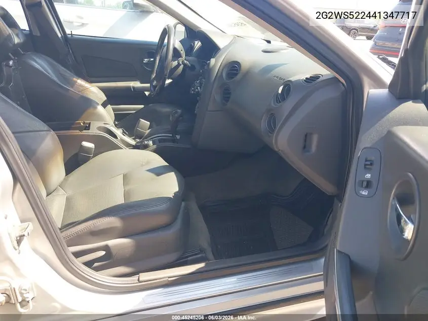 2004 Pontiac Grand Prix Gt2 VIN: 2G2WS522441347717 Lot: 45245206