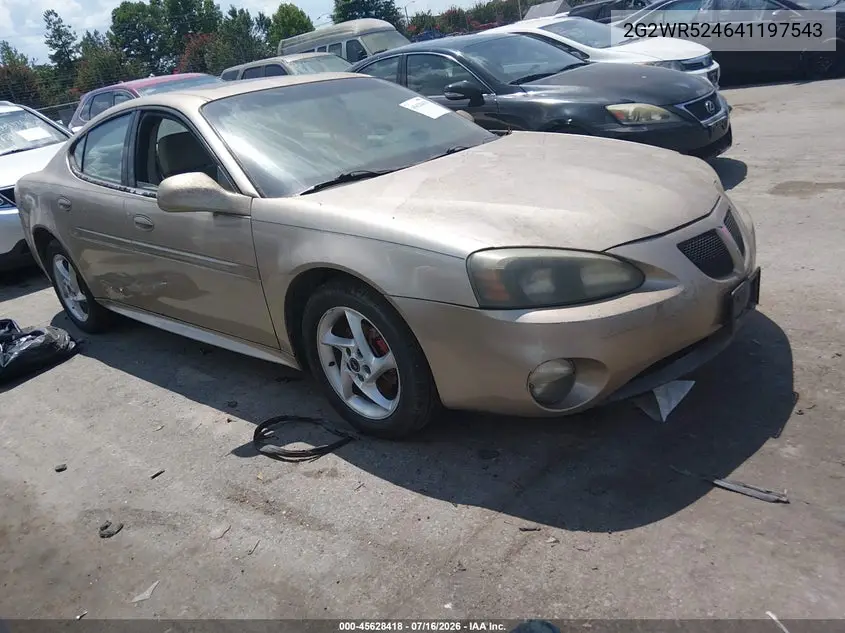 2004 Pontiac Grand Prix Gtp VIN: 2G2WR524641197543 Lot: 45628418