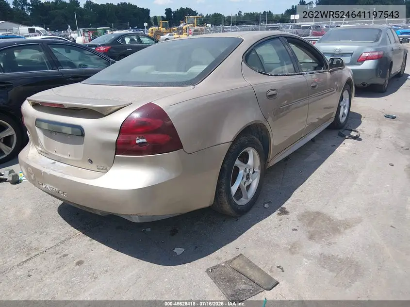 2004 Pontiac Grand Prix Gtp VIN: 2G2WR524641197543 Lot: 45628418