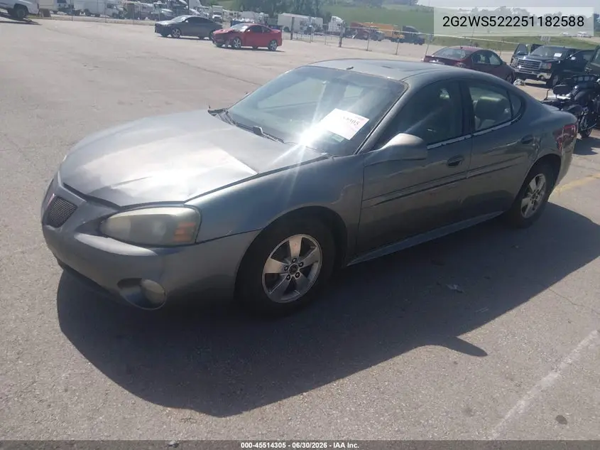 2005 Pontiac Grand Prix Gt VIN: 2G2WS522251182588 Lot: 45514305