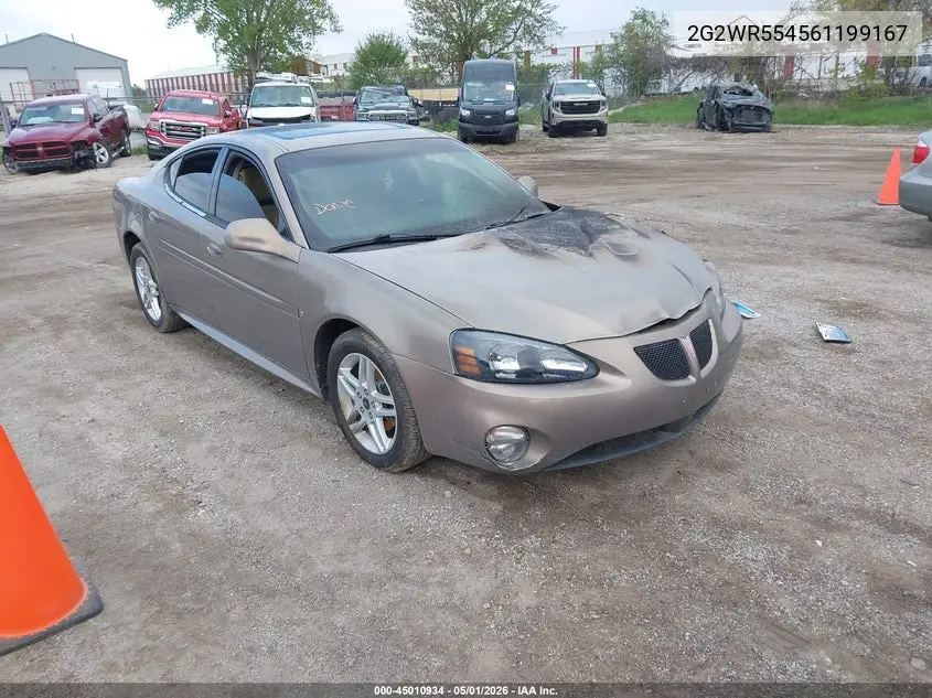 2006 Pontiac Grand Prix Gt VIN: 2G2WR554561199167 Lot: 45010934