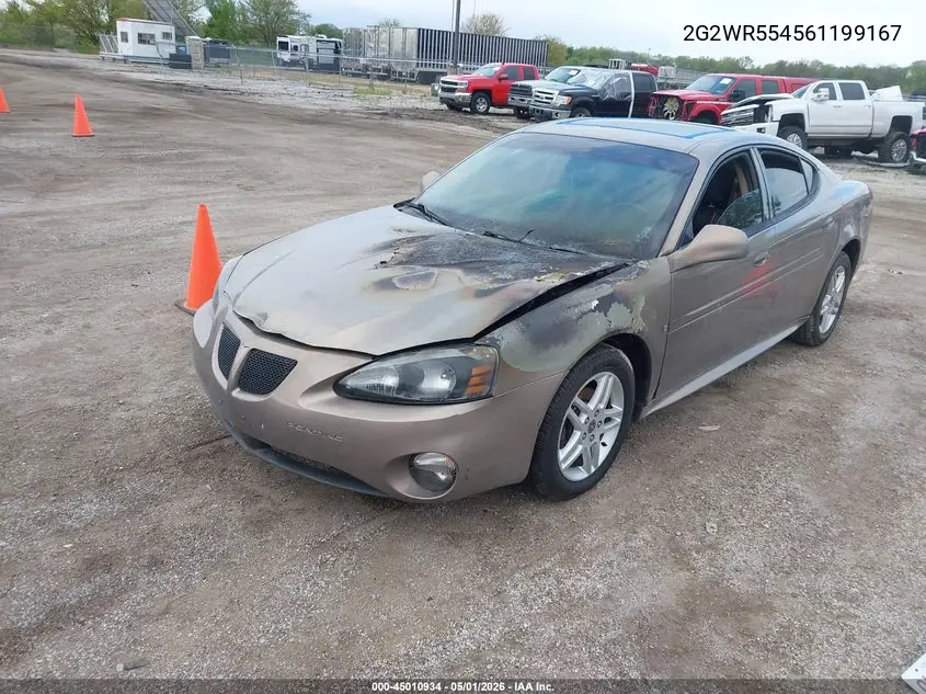 2006 Pontiac Grand Prix Gt VIN: 2G2WR554561199167 Lot: 45010934