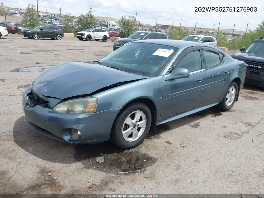 2006 Pontiac Grand Prix VIN: 2G2WP552761276903 Lot: 45216312