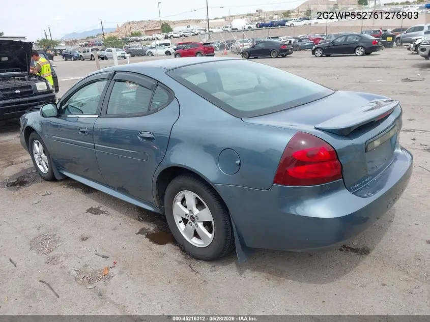 2006 Pontiac Grand Prix VIN: 2G2WP552761276903 Lot: 45216312