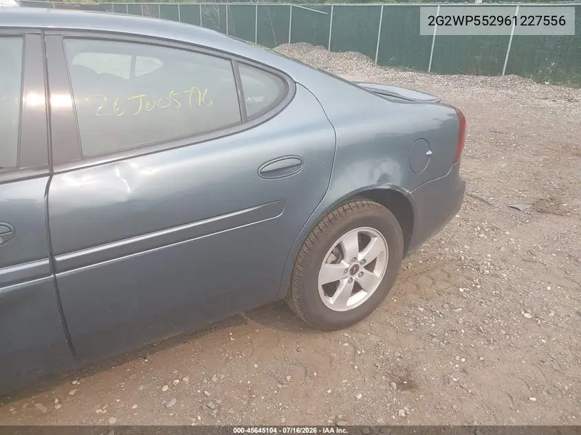 2006 Pontiac Grand Prix VIN: 2G2WP552961227556 Lot: 45645104