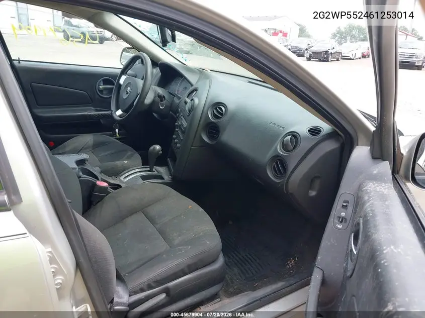 2006 Pontiac Grand Prix VIN: 2G2WP552461253014 Lot: 45679904