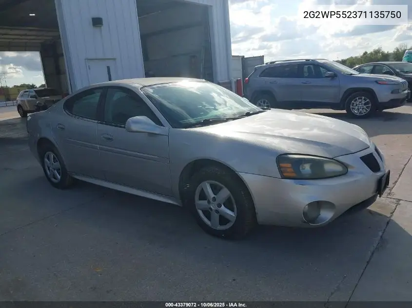2G2WP552371135750 2007 Pontiac Grand Prix