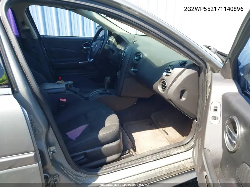 2007 Pontiac Grand Prix VIN: 2G2WP552171140896 Lot: 44648339