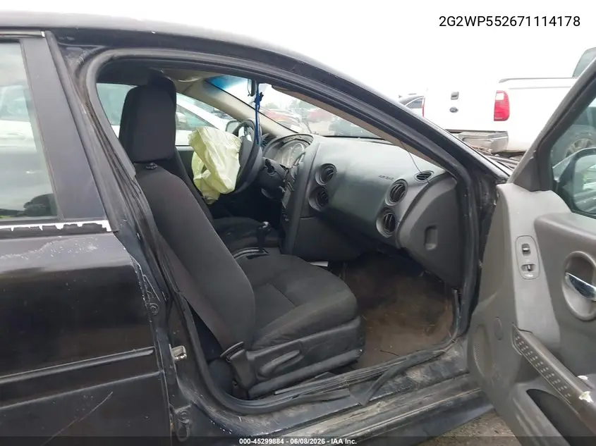 2G2WP552671114178 2007 Pontiac Grand Prix