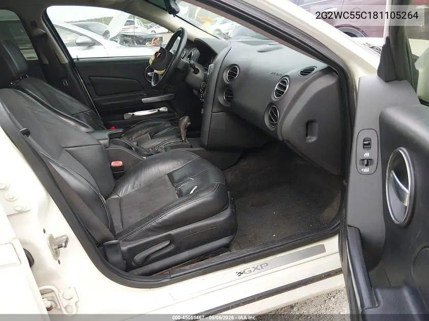 2G2WC55C181105264 2008 Pontiac Grand Prix Gxp