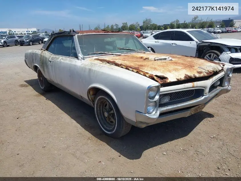 1967 Pontiac Gto VIN: 242177K141974 Lot: 43905808