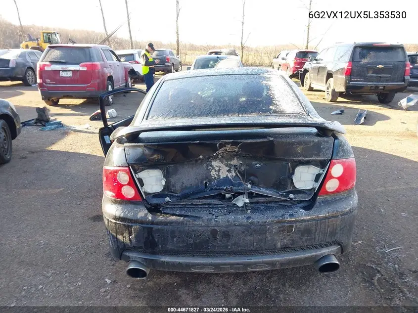 2005 Pontiac Gto VIN: 6G2VX12UX5L353530 Lot: 44671827