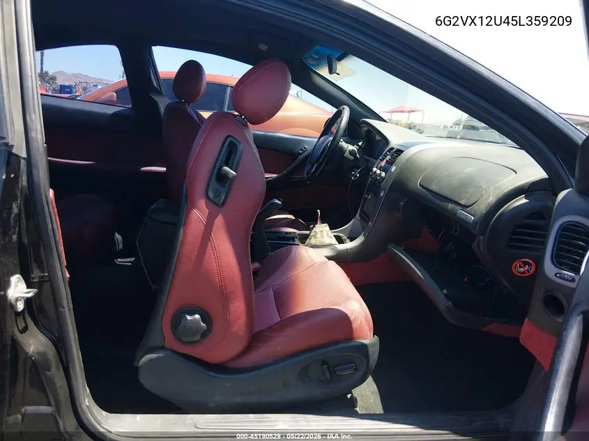 2005 Pontiac Gto VIN: 6G2VX12U45L359209 Lot: 45190529