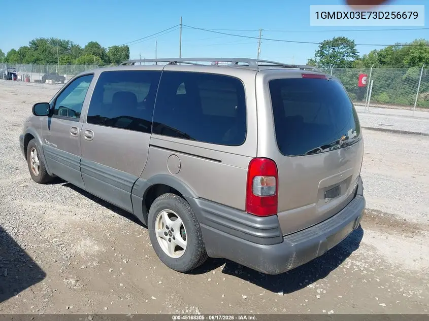 2003 Pontiac Montana M16 W/1Sa Pkg. VIN: 1GMDX03E73D256679 Lot: 45168305