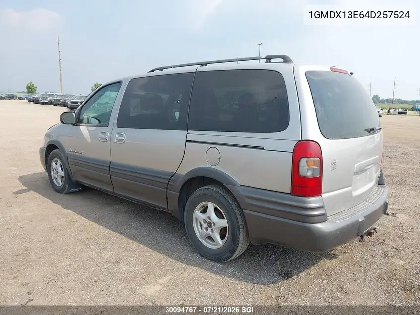 2004 Pontiac Montana Luxury VIN: 1GMDX13E64D257524 Lot: 30094767