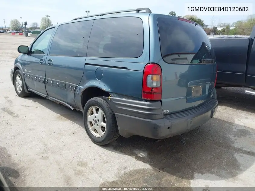 2004 Pontiac Montana T16 W/1Sx Pkg. VIN: 1GMDV03E84D120682 Lot: 44858644