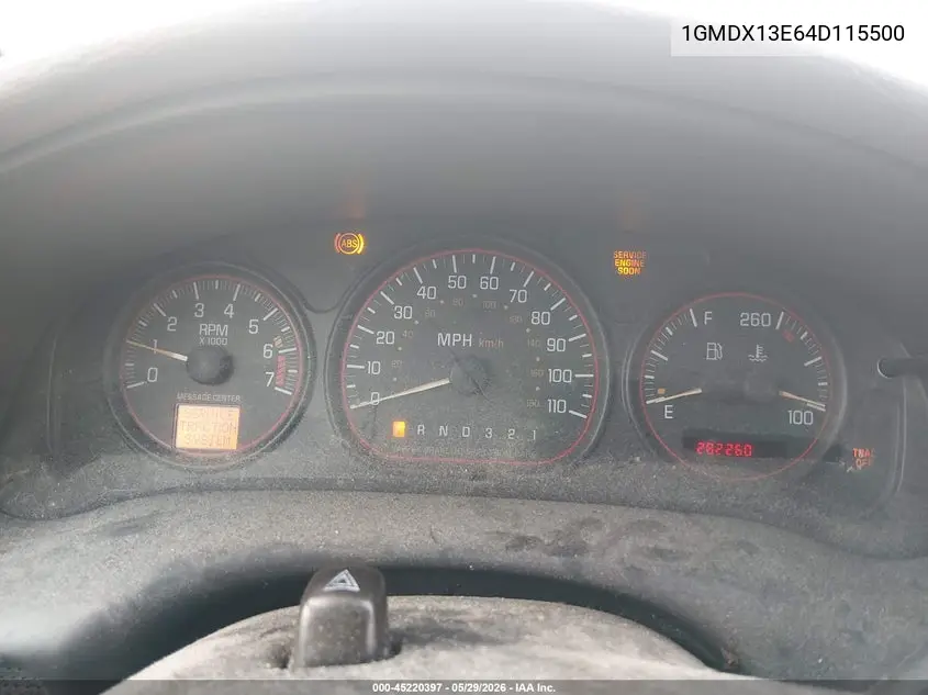 2004 Pontiac Montana M16 W/1Se Pkg. VIN: 1GMDX13E64D115500 Lot: 45220397