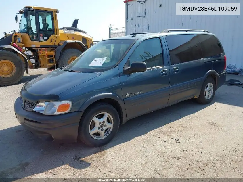 2005 Pontiac Montana M16 W/1Sa Pkg. VIN: 1GMDV23E45D109059 Lot: 43087396