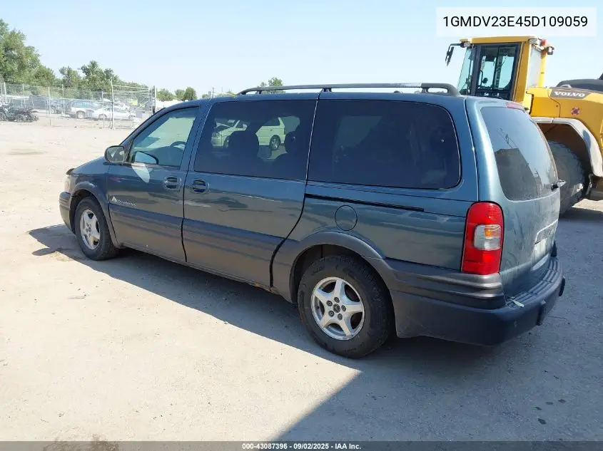 2005 Pontiac Montana M16 W/1Sa Pkg. VIN: 1GMDV23E45D109059 Lot: 43087396