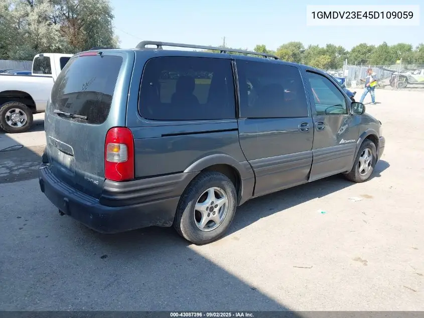 2005 Pontiac Montana M16 W/1Sa Pkg. VIN: 1GMDV23E45D109059 Lot: 43087396