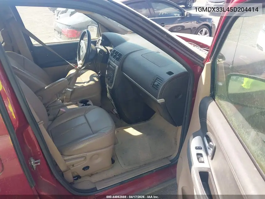 2005 Pontiac Montana Sv6 Awd VIN: 1GMDX33L45D204414 Lot: 44862888