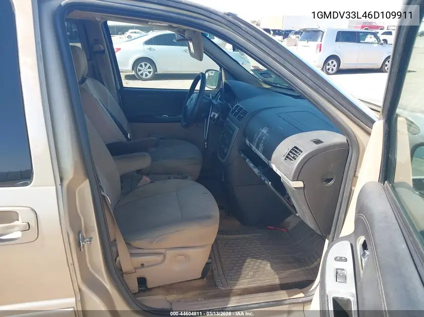 2006 Pontiac Montana Sv6 VIN: 1GMDV33L46D109911 Lot: 44604811