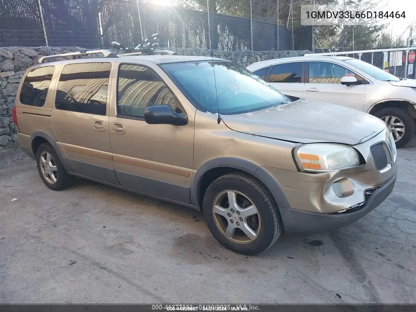 2006 Pontiac Montana Sv6 VIN: 1GMDV33L66D184464 Lot: 44929667