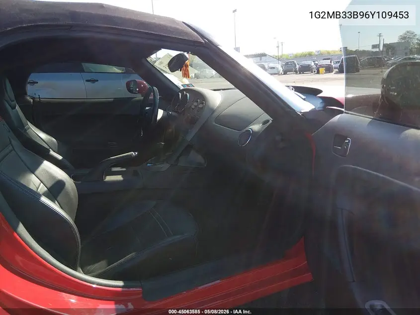 2006 Pontiac Solstice VIN: 1G2MB33B96Y109453 Lot: 45063585