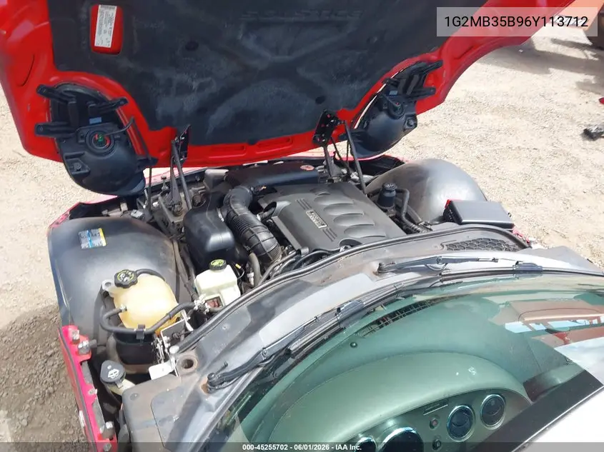 2006 Pontiac Solstice VIN: 1G2MB35B96Y113712 Lot: 45255702