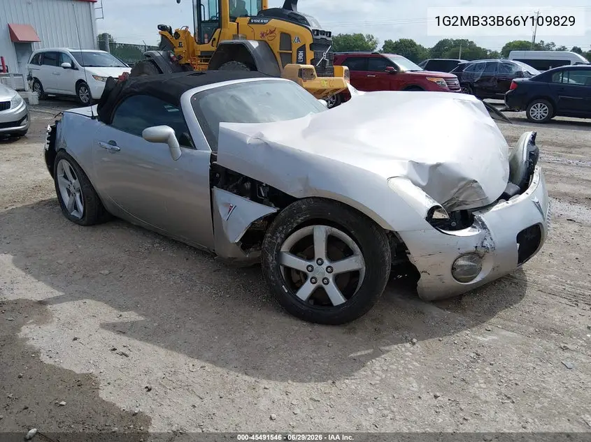 2006 Pontiac Solstice VIN: 1G2MB33B66Y109829 Lot: 45491546