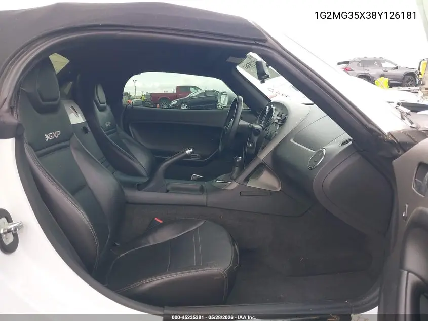 2008 Pontiac Solstice Gxp VIN: 1G2MG35X38Y126181 Lot: 45235381