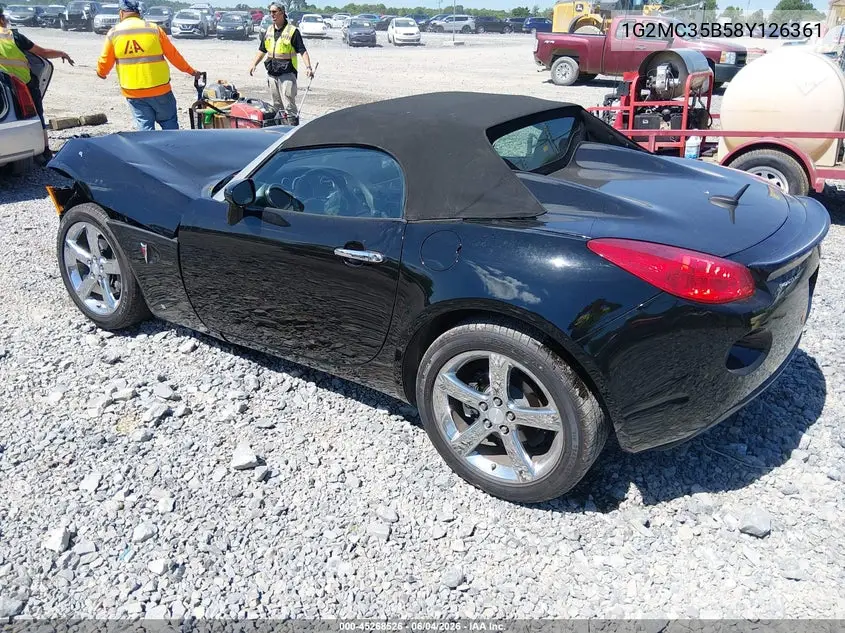 2008 Pontiac Solstice VIN: 1G2MC35B58Y126361 Lot: 45268526